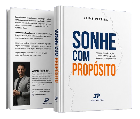 Capa do livro Sonhe com Propósito